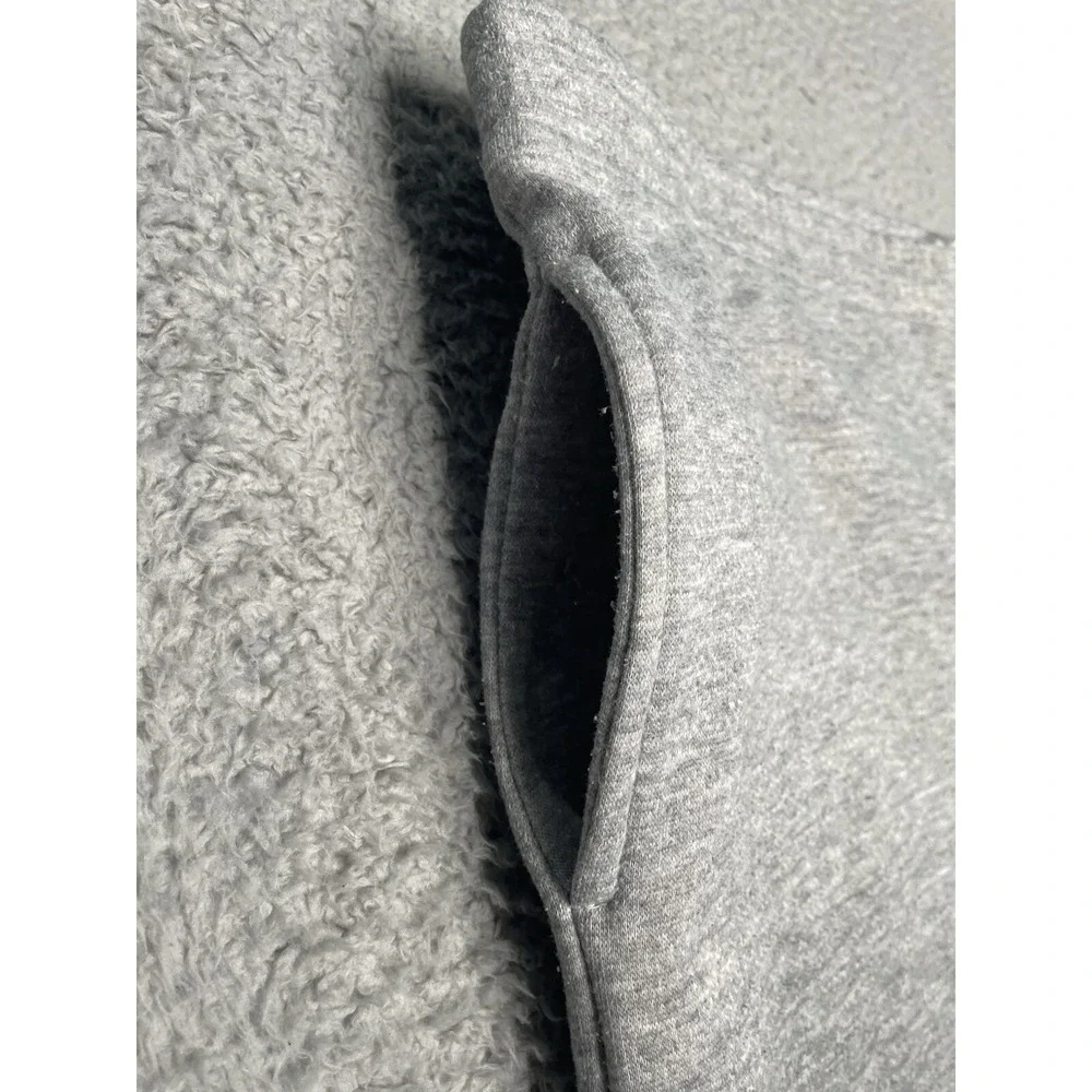 Vintage Reebok Sport Grey Sweatpants Mens‎ Large 1/4 Bottom Zip Loose Fit Active